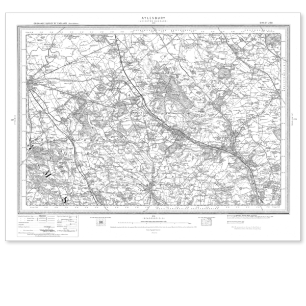 Ordnance Survey Aylesbury 1896-1904