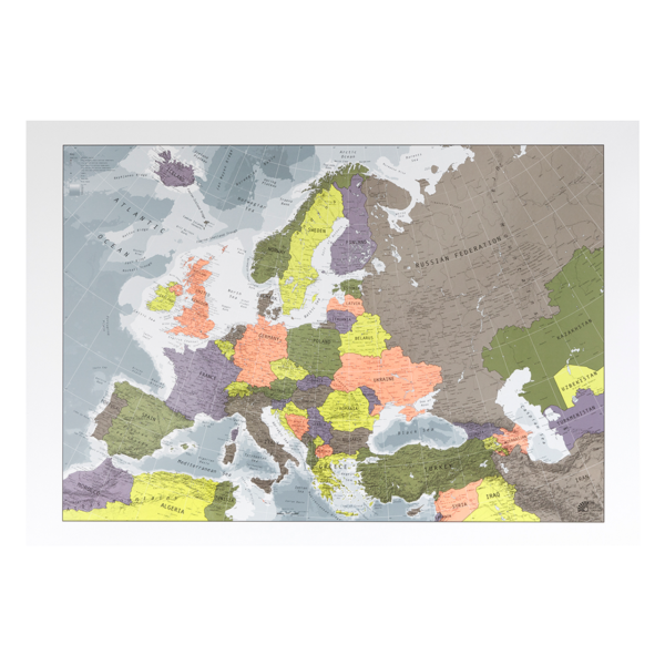 The Future Mapping Company Europe Wall Map