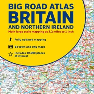 2024 Collins Big Road Atlas Britain and Northern Ireland: A3 Spiral (Collins Road Atlas)