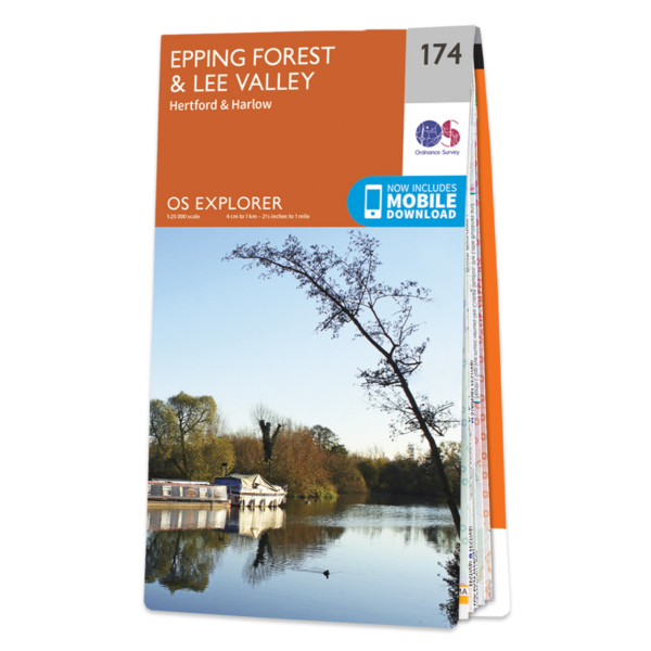 Ordnance Survey Map of Epping Forest & Lee Valley