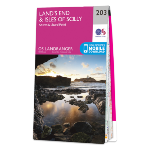 Ordnance Survey Map of Land's End & Isles of Scilly