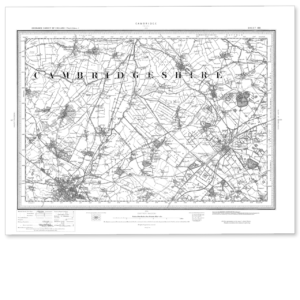 Ordnance Survey Cambridge 1896-1904