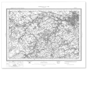 Ordnance Survey Newcastle upon Tyne 1896-1904