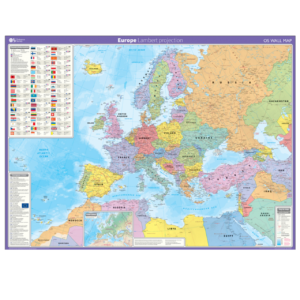 Ordnance Survey Europe - wall map