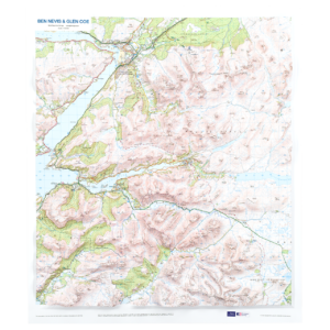 Dorrigo 3D Ben Nevis and Glen Coe relief map