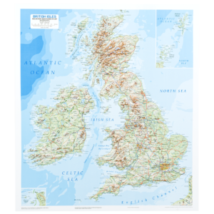 Dorrigo 3D British Isles relief map