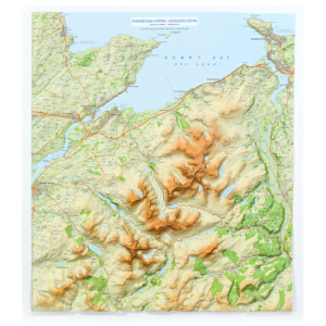 Dorrigo 3D Snowdonia relief map