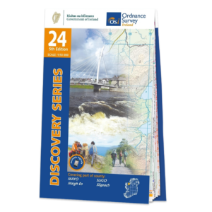 Ordnance Survey Ireland Map of County Sligo and Mayo: OSI Discovery 24