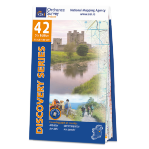 Ordnance Survey Ireland Map of County Westmeath and Meath: OSI Discovery 42