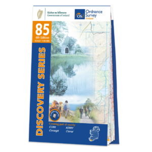 Ordnance Survey Ireland Map of County Cork and Kerry: OSI Discovery 85