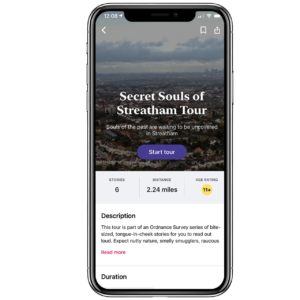 Secret Stories by OS Secret Souls of Streatham Walking Tour