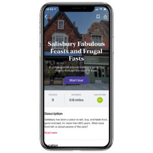 Ordnance Survey Salisbury Fabulous Feasts and Frugal Fasts Walking Tour