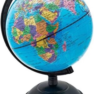 18CM GLOBE WORLD MAP ATLAS REVOLVING WITH STAND EDUCATIONAL XMAS GIFT