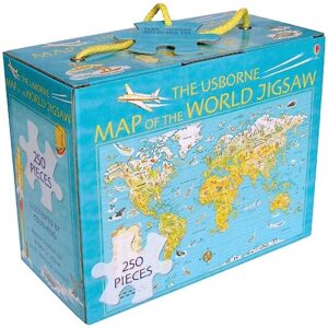 The Usborne Map of the World Jigsaw (Usborne jigsaws) (Boxed Jigsaws)