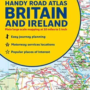 2023 Collins Handy Road Atlas Britain and Ireland: A5 Spiral (Collins Road Atlas)